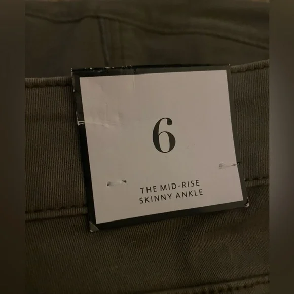 WHBM Women’s Olive Skinny Ankle Jeans Size 6 - Picture 7 of 8